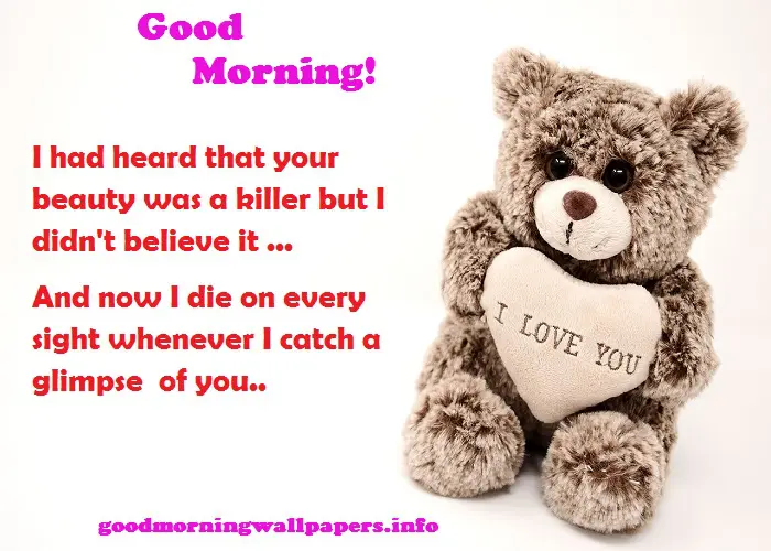 Sweet Good Morning Teddy