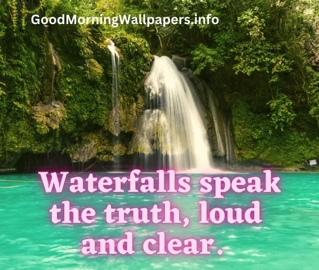 Good Morning Waterfall Pictures