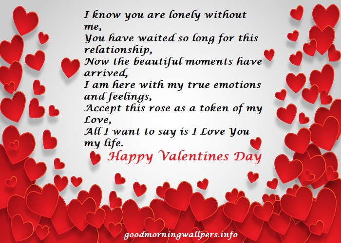 14 Romantic Happy Valentines Day Poems for him On this valentine's day...