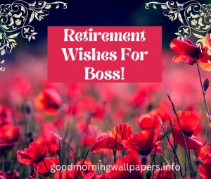 Retirement Wishes For Boss